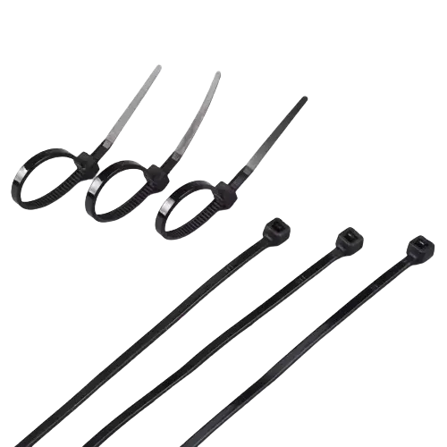 D-T Nylon Cable Tie A-4*250 Actual Size: 3.5*250mm Black100pcs/Bag