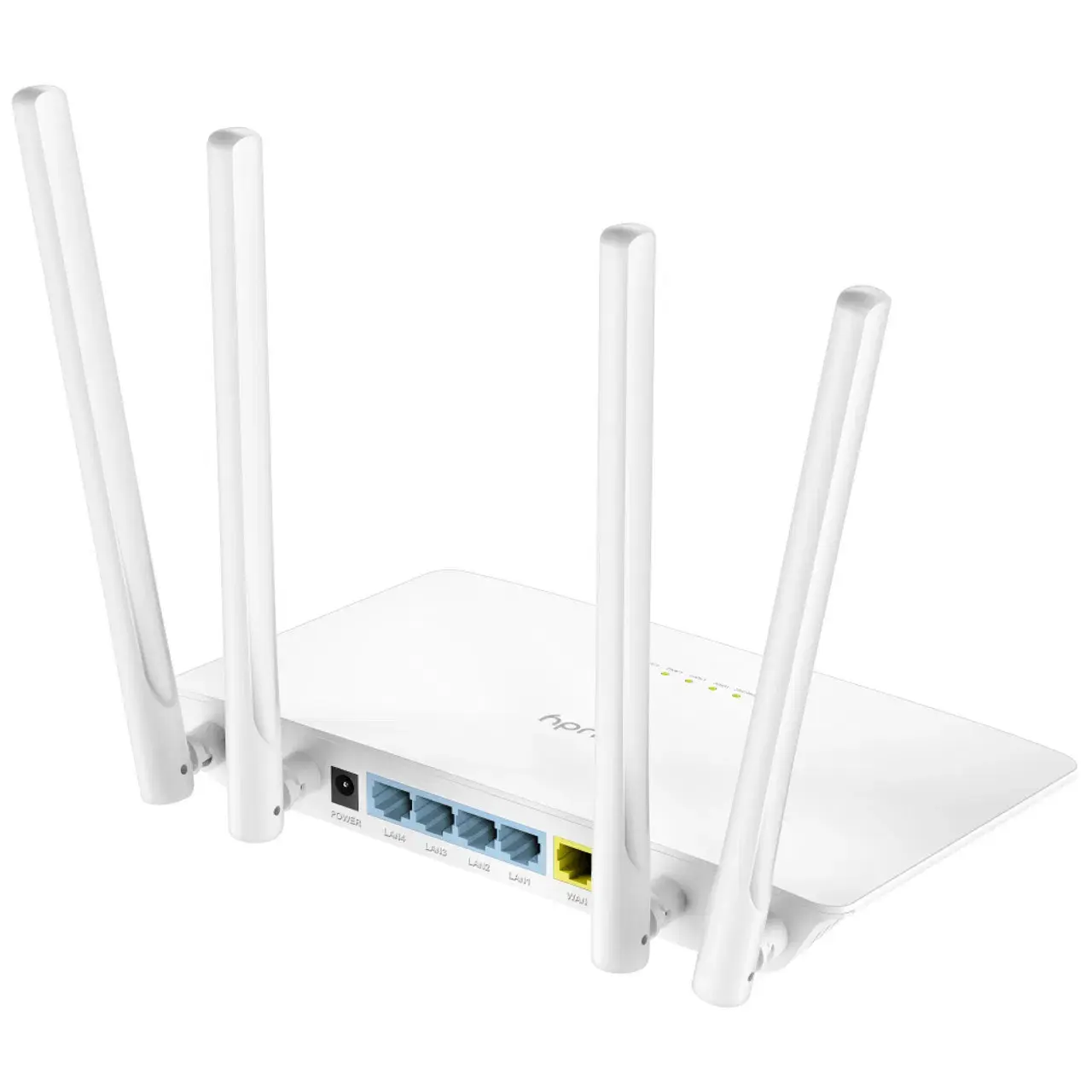 Cudy WR1200 AC1200 Dual-Band Wi-Fi Router & Extender – 4 High-Gain Antennas, 5 Ethernet Ports, 40 Devices, 100m² Coverage, Multiple Modes, App Control
